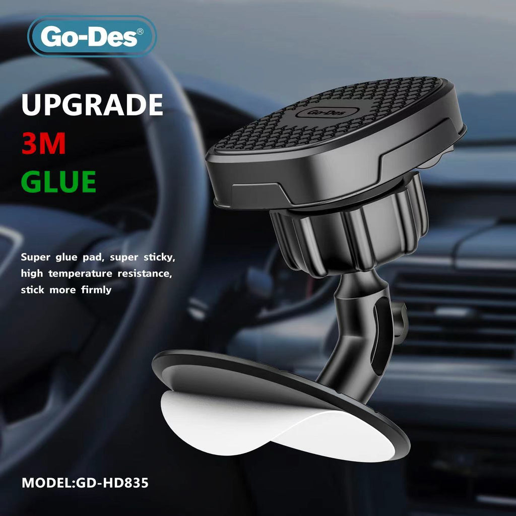 Go-Des Intelligent dashboard in-car Magnetic holder Magnetic Car Phone Holder Stand Multifunctional Universal Magnet Wall Mobile Phone Holder