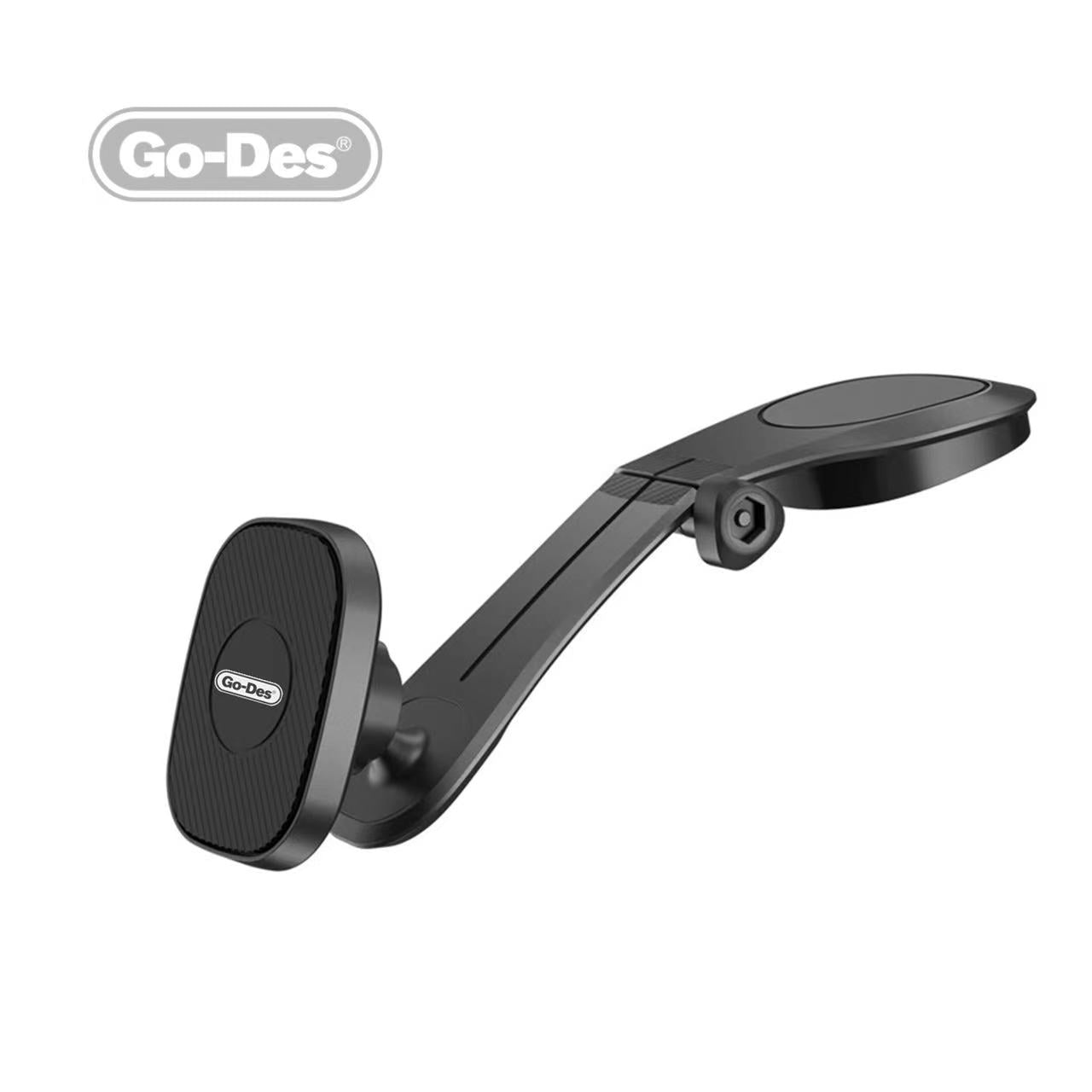 Go-Des Magnetic Universal Foldable Dashboard Car Phone Holder Multi-angle Adjustable Magnet Car Phone Mount Stand