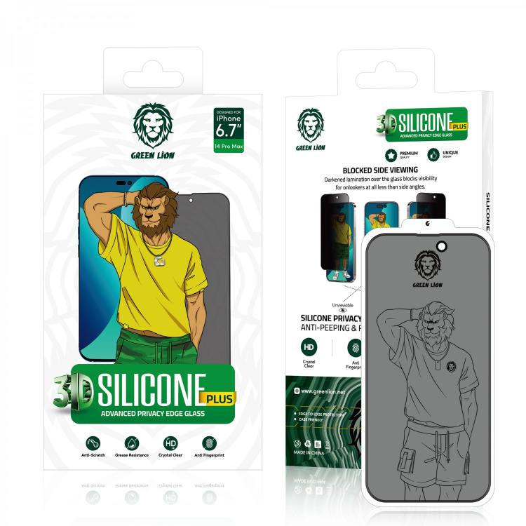 3D Silicone HD Glass privacy Screen Protector For iPhone