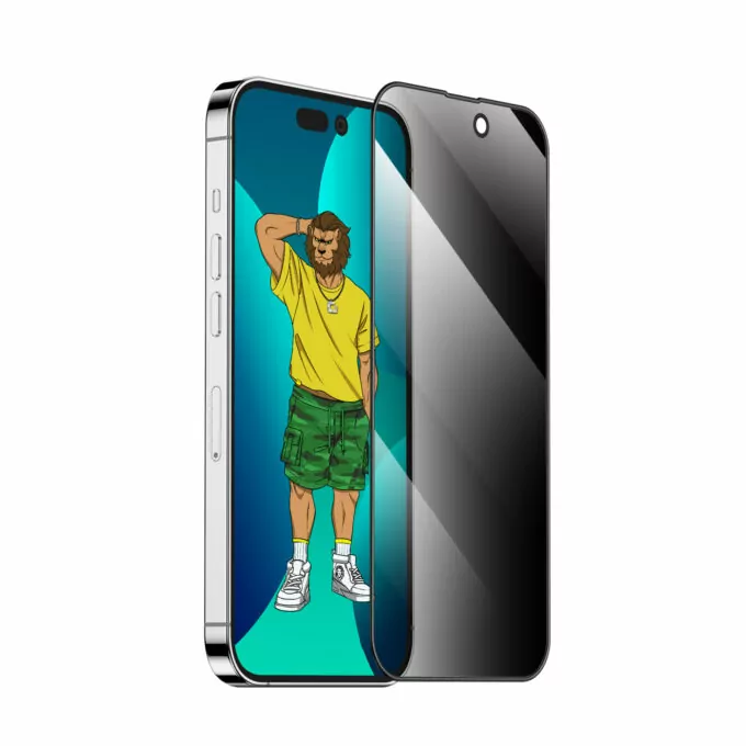 3D Silicone HD Glass privacy Screen Protector For iPhone