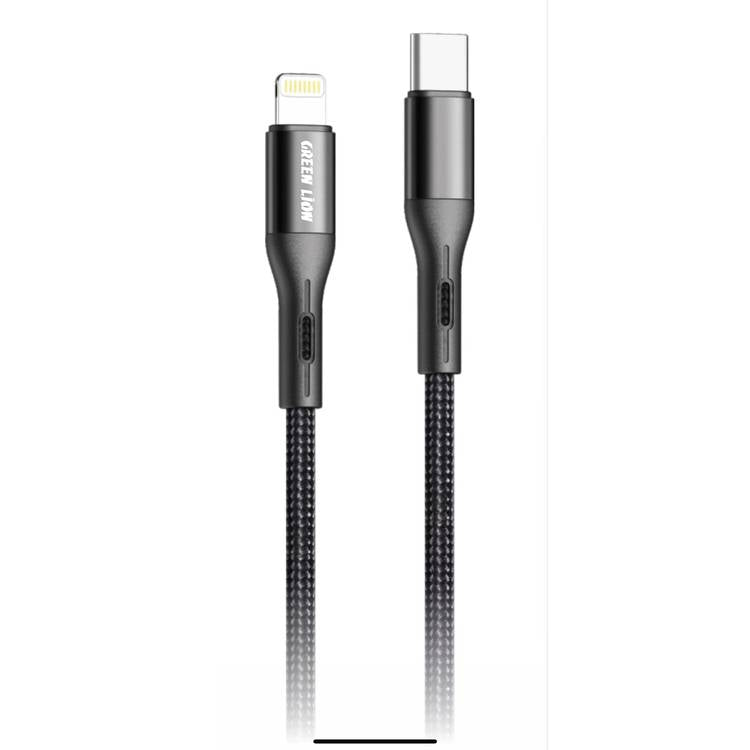Braided Type-C to Lightning Cable 2M 20W - Black
