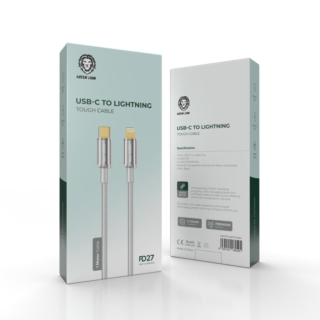 Green Lion USB-C to Lightning Touch Cable 1M PD 27W