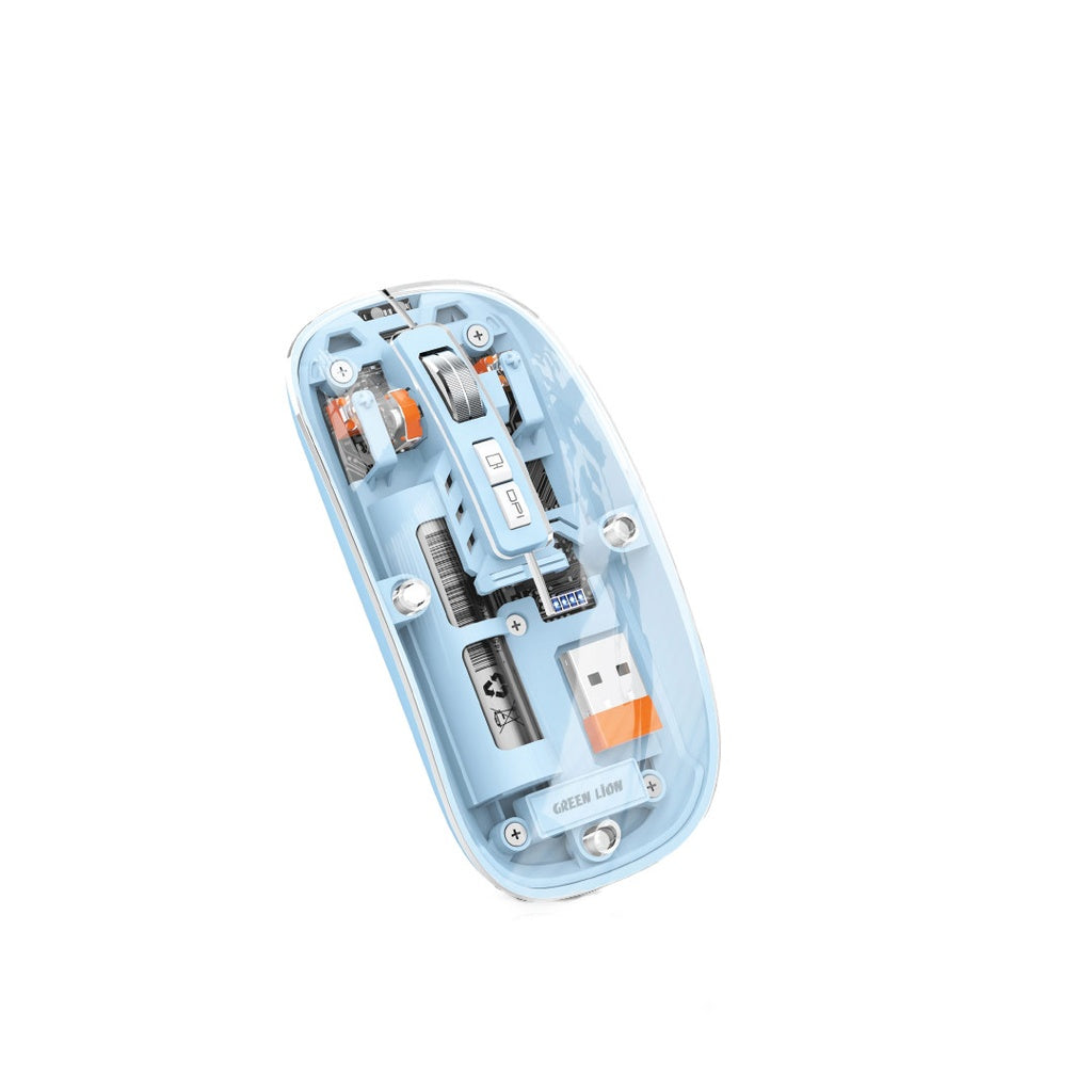 Green Lion Transparent Mouse 2