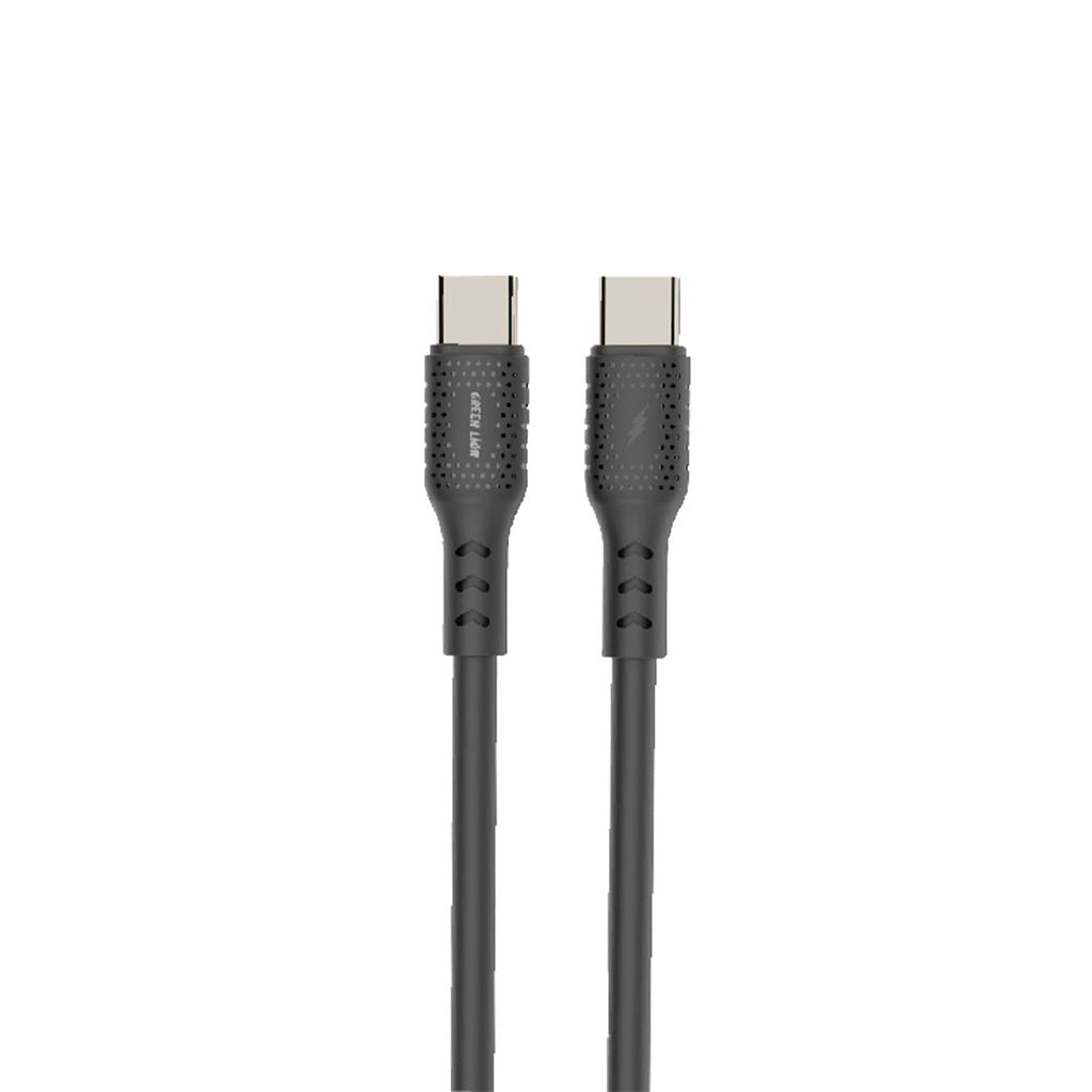 Green Lion 50W data cable 1m PVC Black TypeC-TypeC