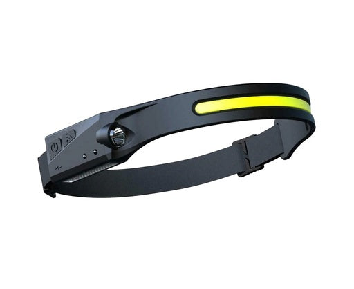 Porodo LifeStyle Outdoor Lightbar Headlamp with Motion Sensor - Black/Grey