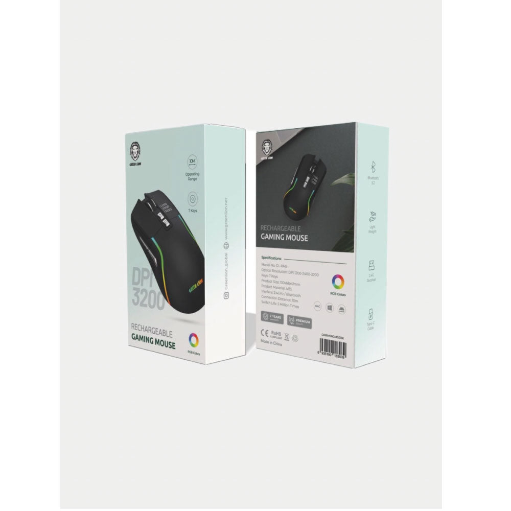 Green Lion DPI 3200 Rechargeable Gaming Mouse