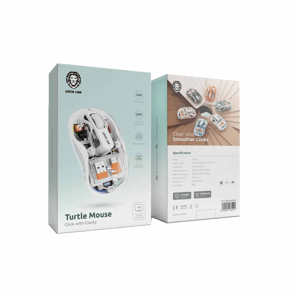 Green Lion Wireless Turtle Mouse