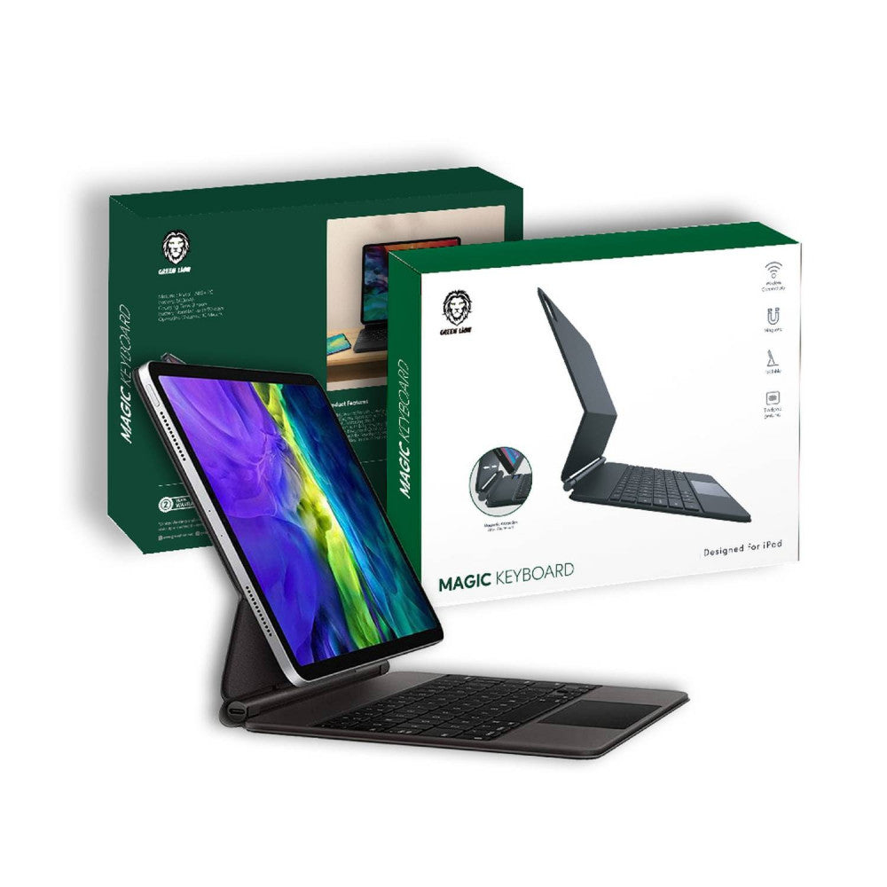 Magic 20 Green Lion Magic Keyboard for iPad 10.9 (10th Gen) -Black