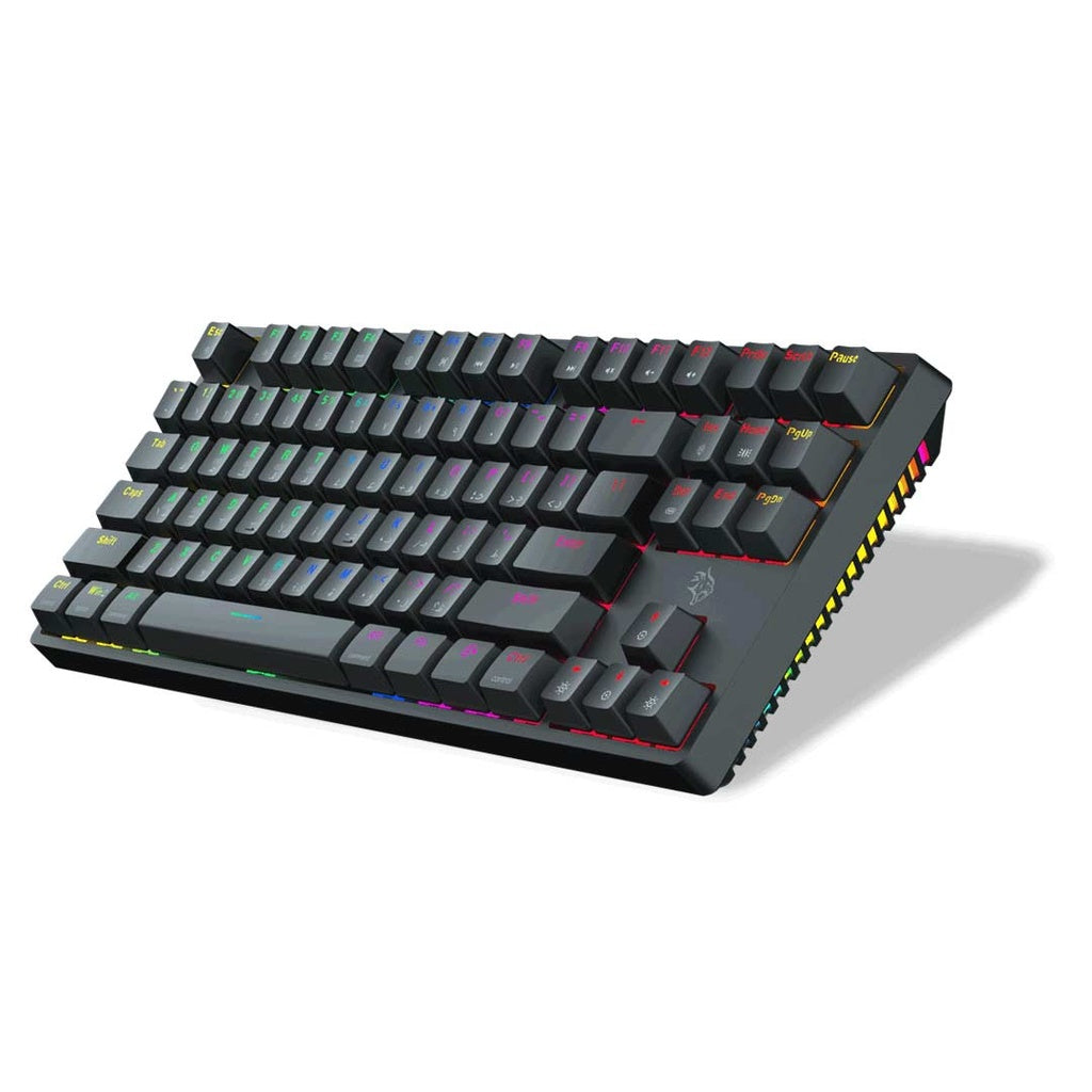Porodo Gaming 3in1 Wireless Mechanical Keyboard TKL Gateron Switch