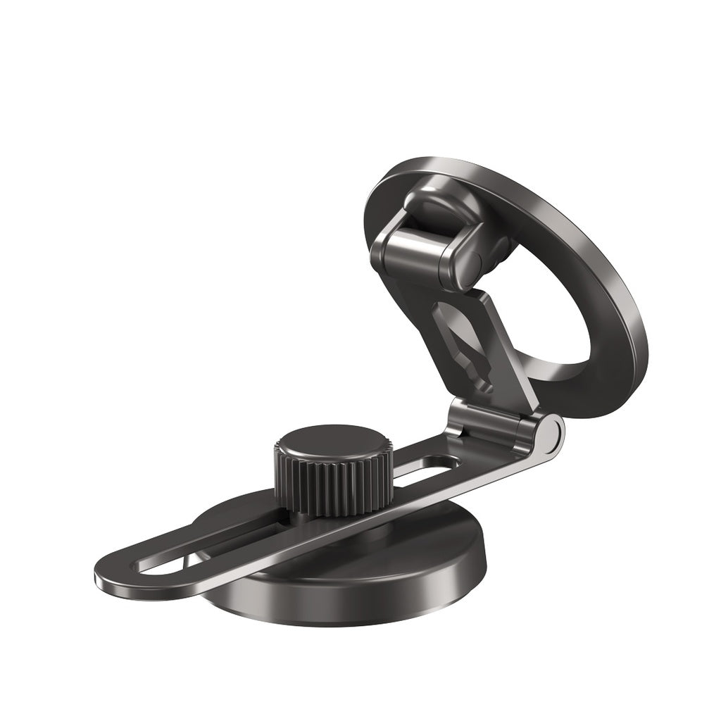 Porodo Magesafe Magnet Mount with Double folding and 360 " rotation - Black